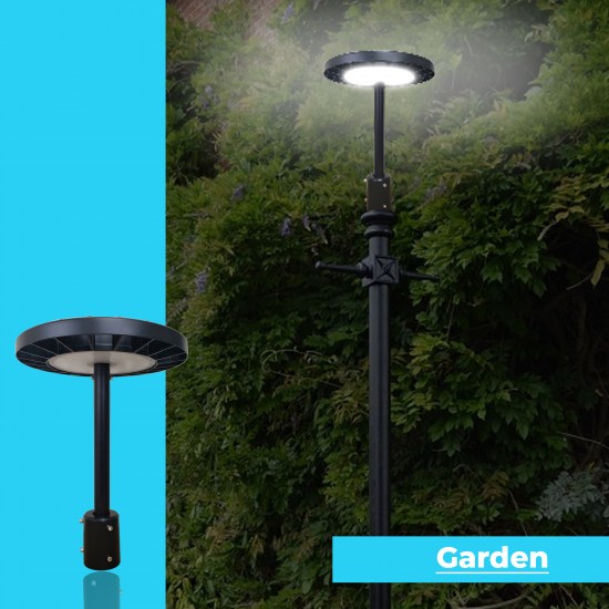 Led post top light 120watt ,circular area light , outdoor pole post top light (600 watt equivalent)